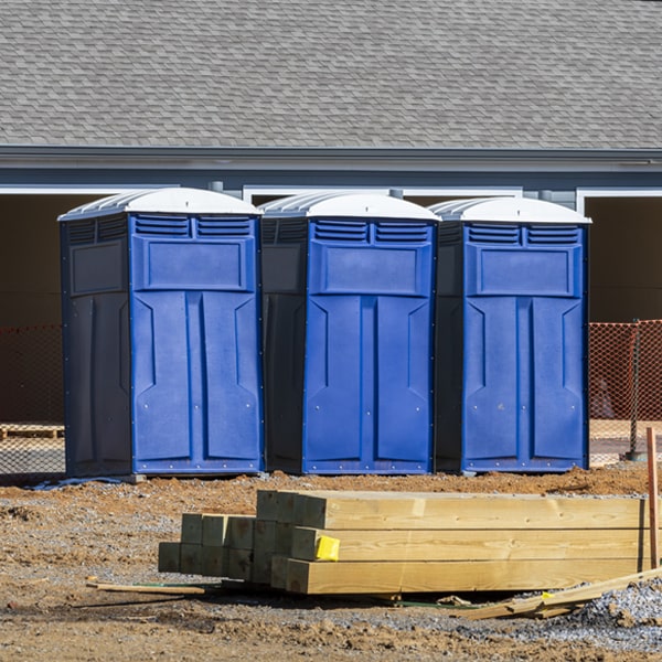 are there any restrictions on what items can be disposed of in the portable toilets in Levering MI